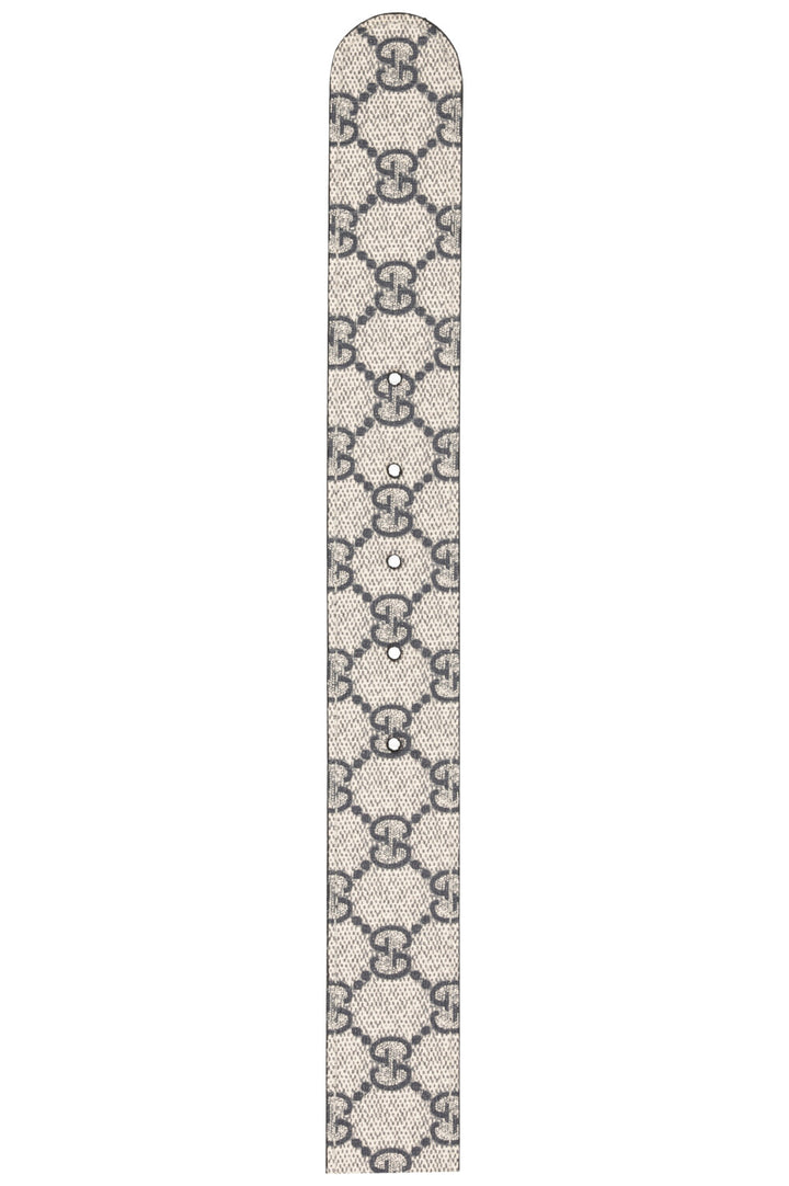 GUCCI Marmont GG Ceinture réversible Toile Suprême Cuir Marine
