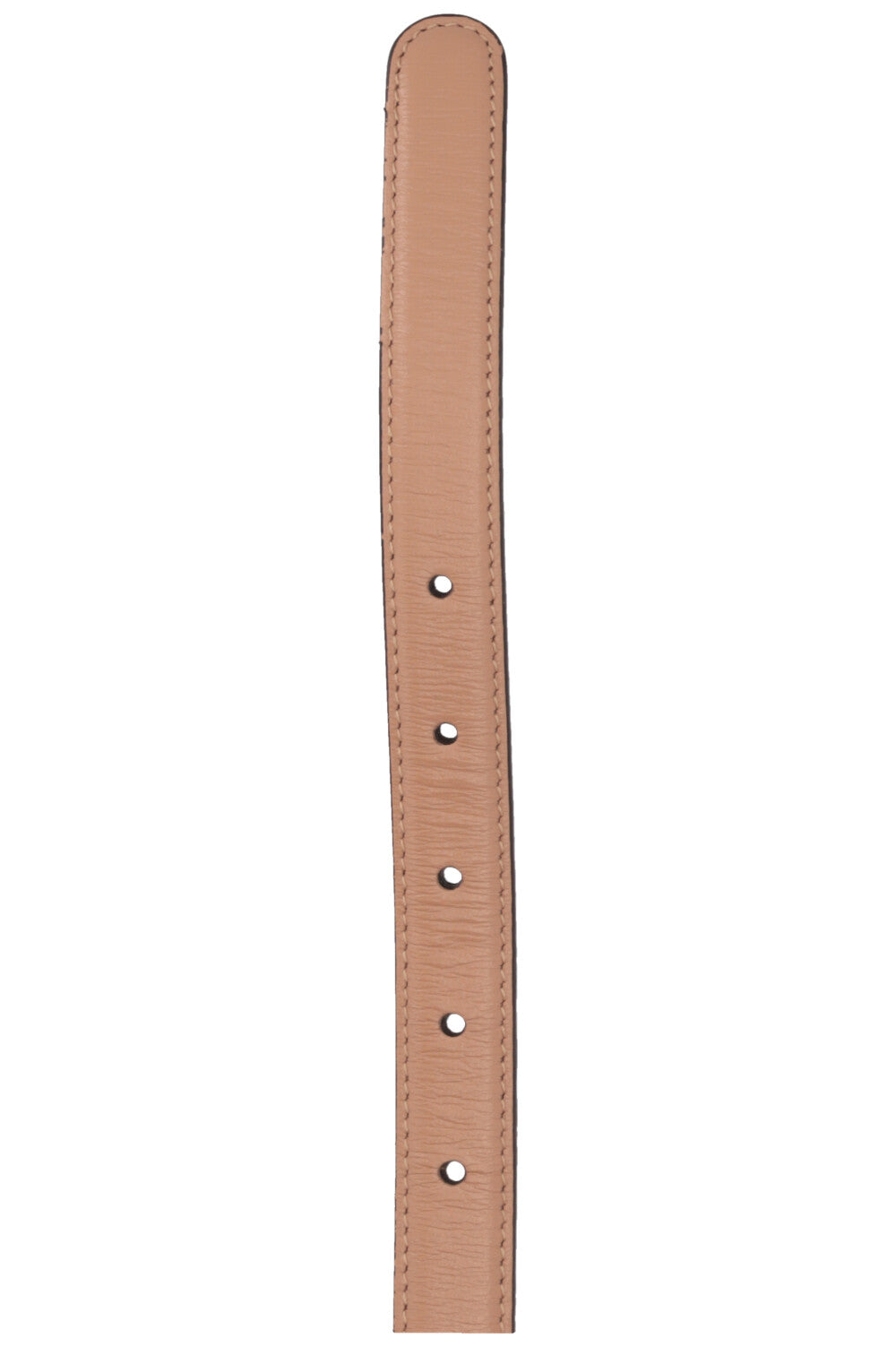 GUCCI Marmont GG Slim Belt Leather Beige