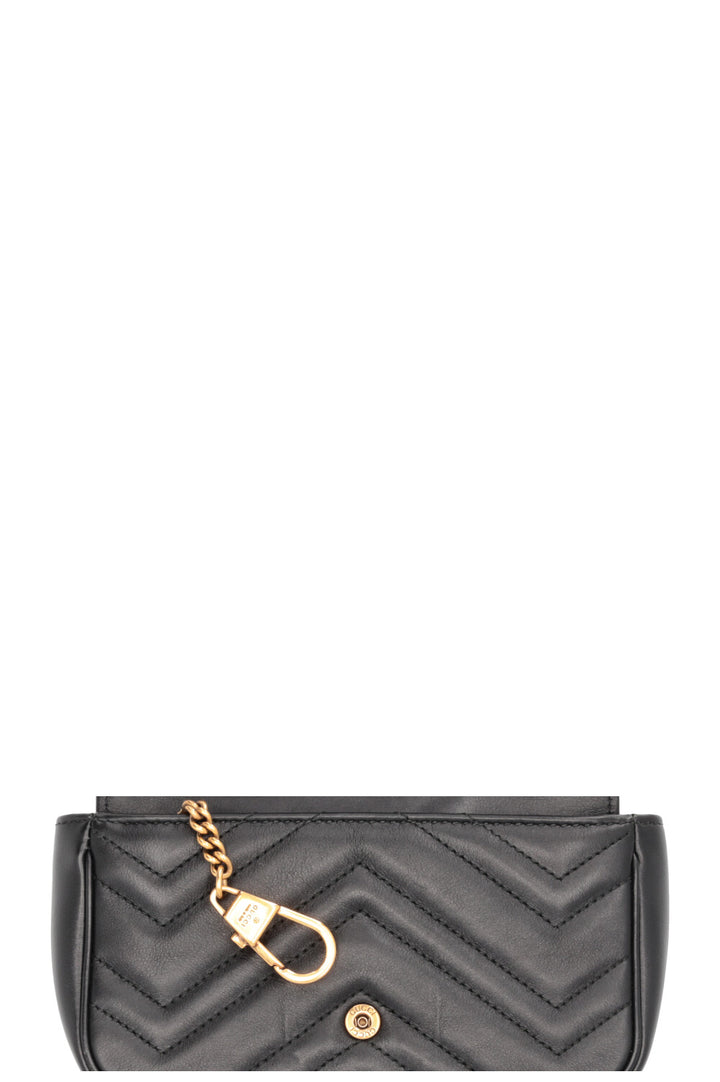 GUCCI Marmont Super Mini Leather Black