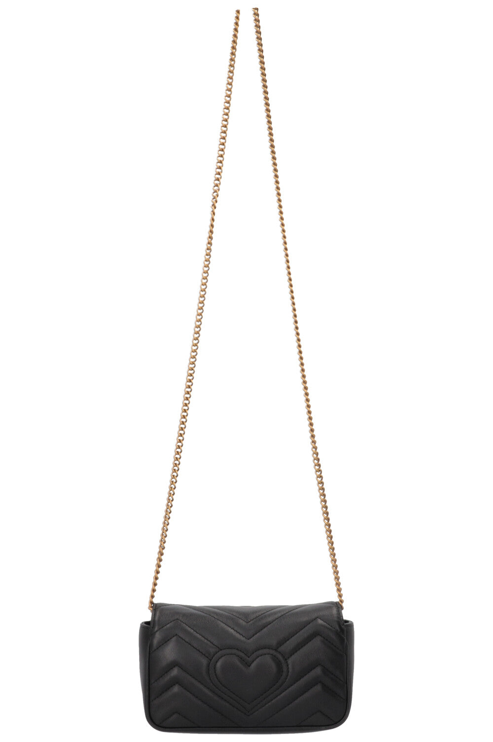 GUCCI Marmont Super Mini Leather Black