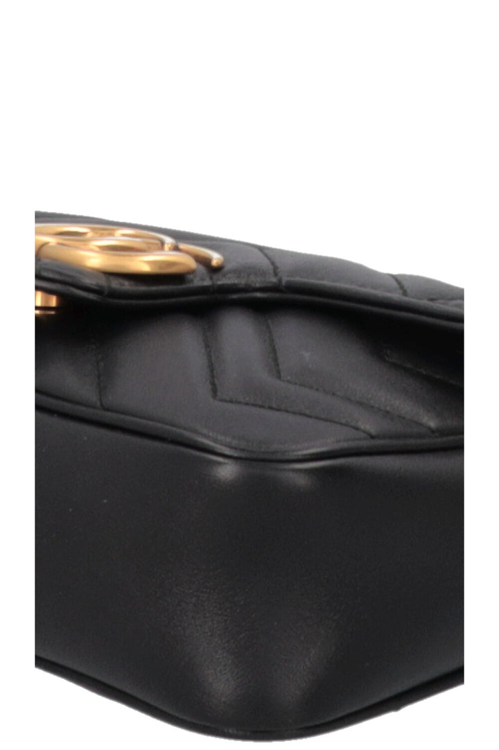 GUCCI Marmont Super Mini Leather Black