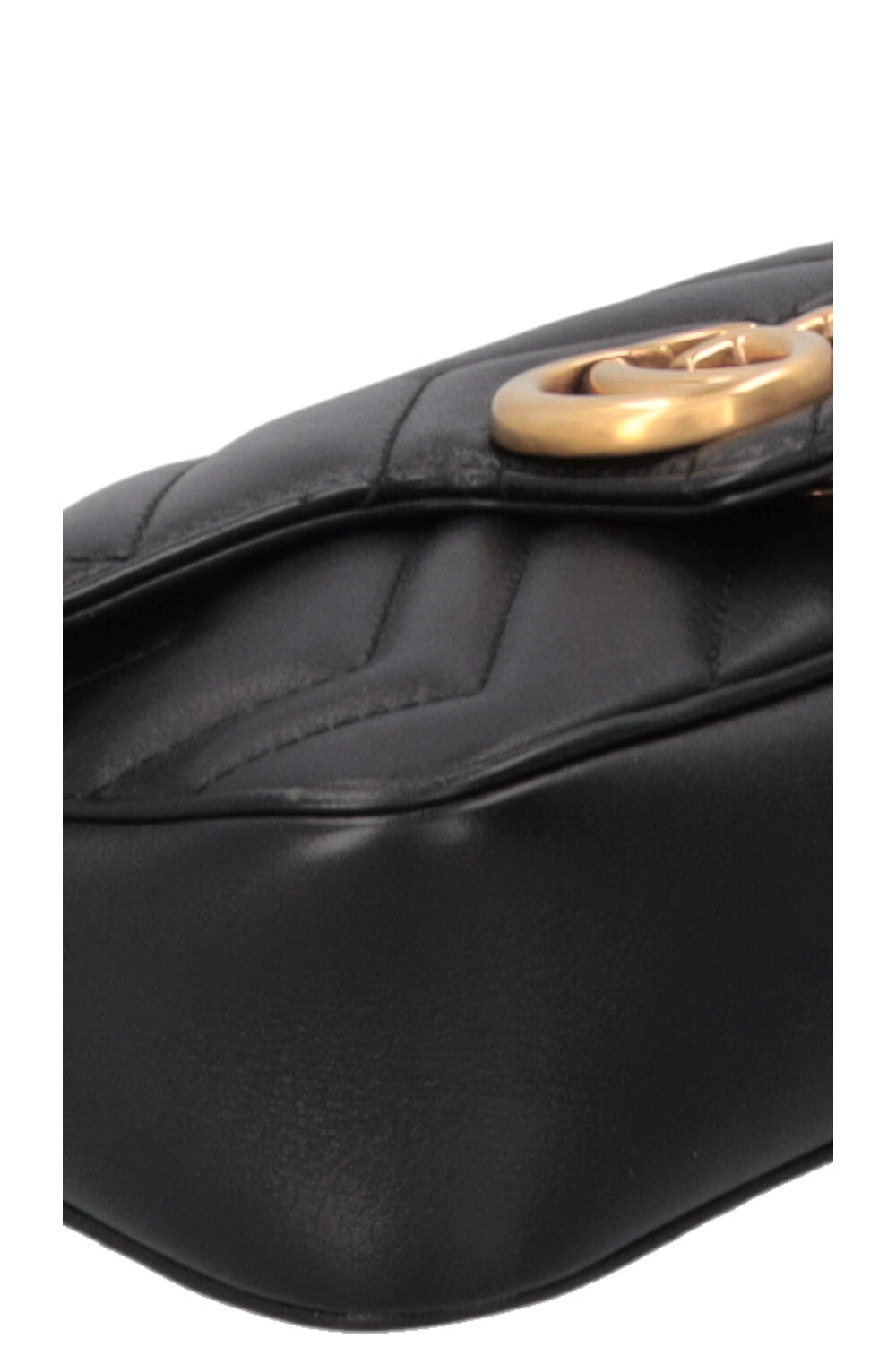 GUCCI Marmont Super Mini Leather Black