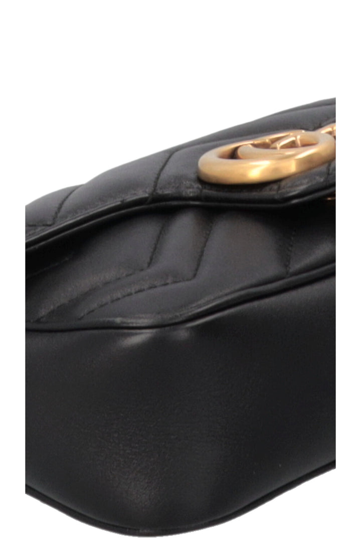 GUCCI Marmont Super Mini Leather Black
