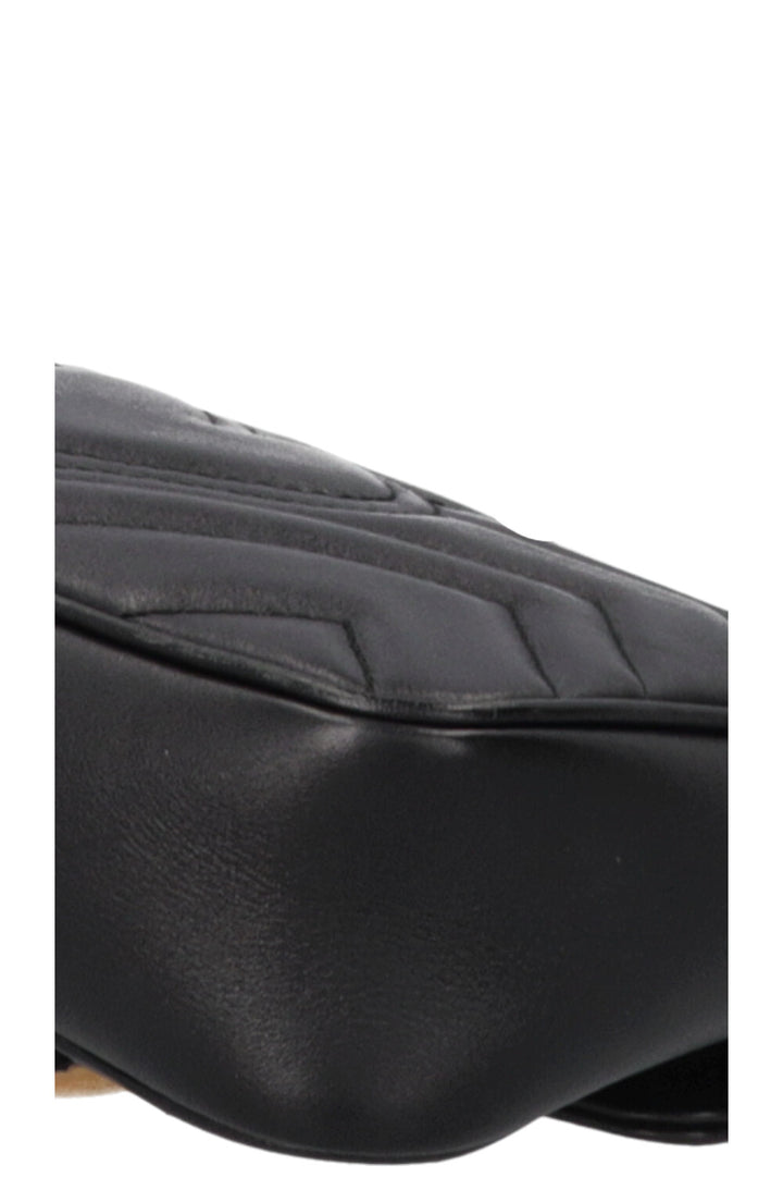 GUCCI Marmont Super Mini Leather Black