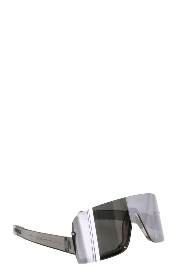 GUCCI Mask Sunglasses Grey Black GG1637S