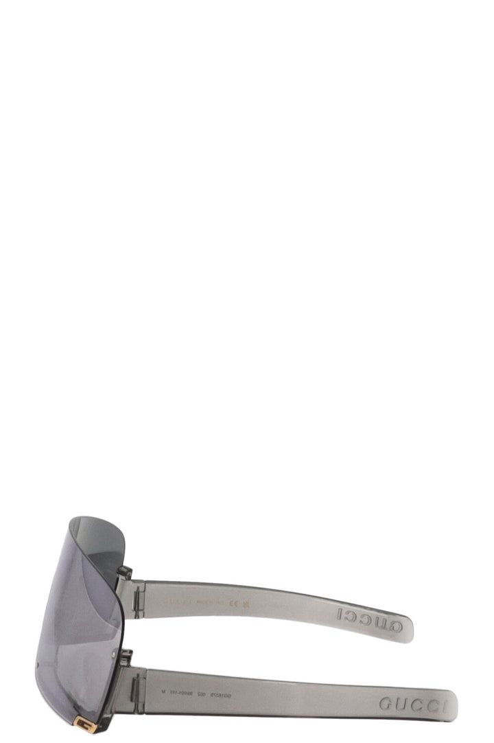 GUCCI Mask Sunglasses Grey Black GG1637S