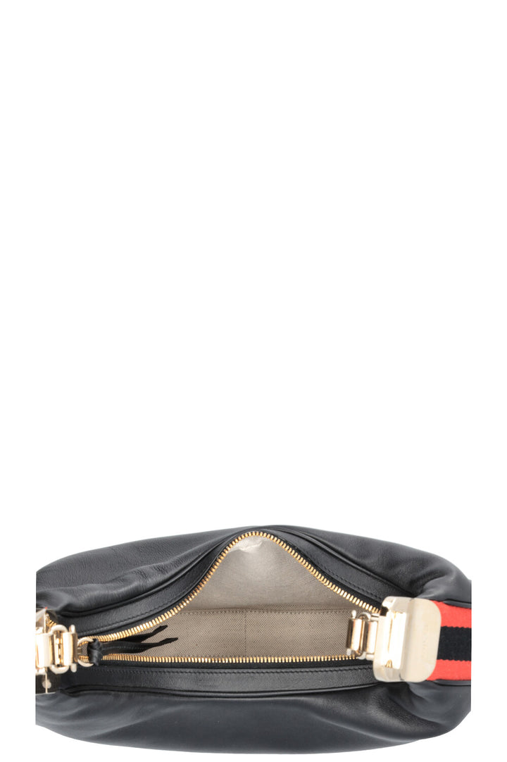 GUCCI Medium Attache Bag Leather Black