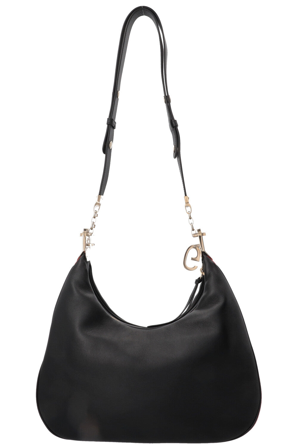 GUCCI Medium Attache Bag Leather Black