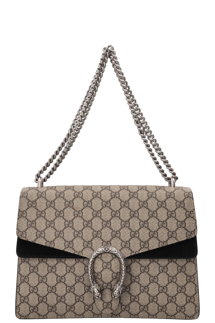 Sac Dionysus moyen en toile enduite GG Supreme beige de GUCCI