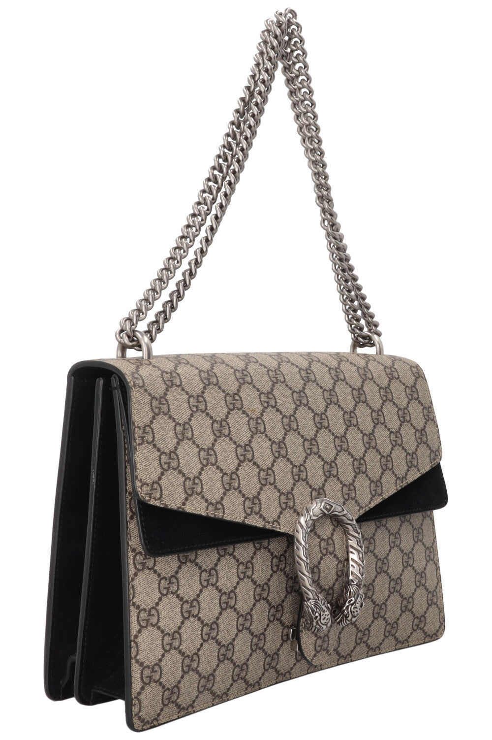 Sac Dionysus moyen en toile enduite GG Supreme beige de GUCCI