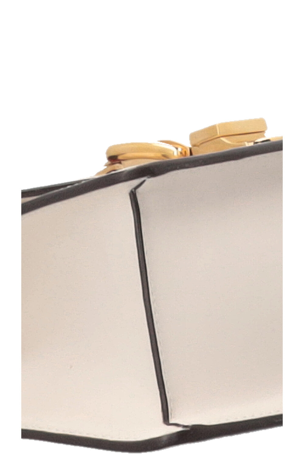 GUCCI Mini Sylvie Top Handle Bag Leather White