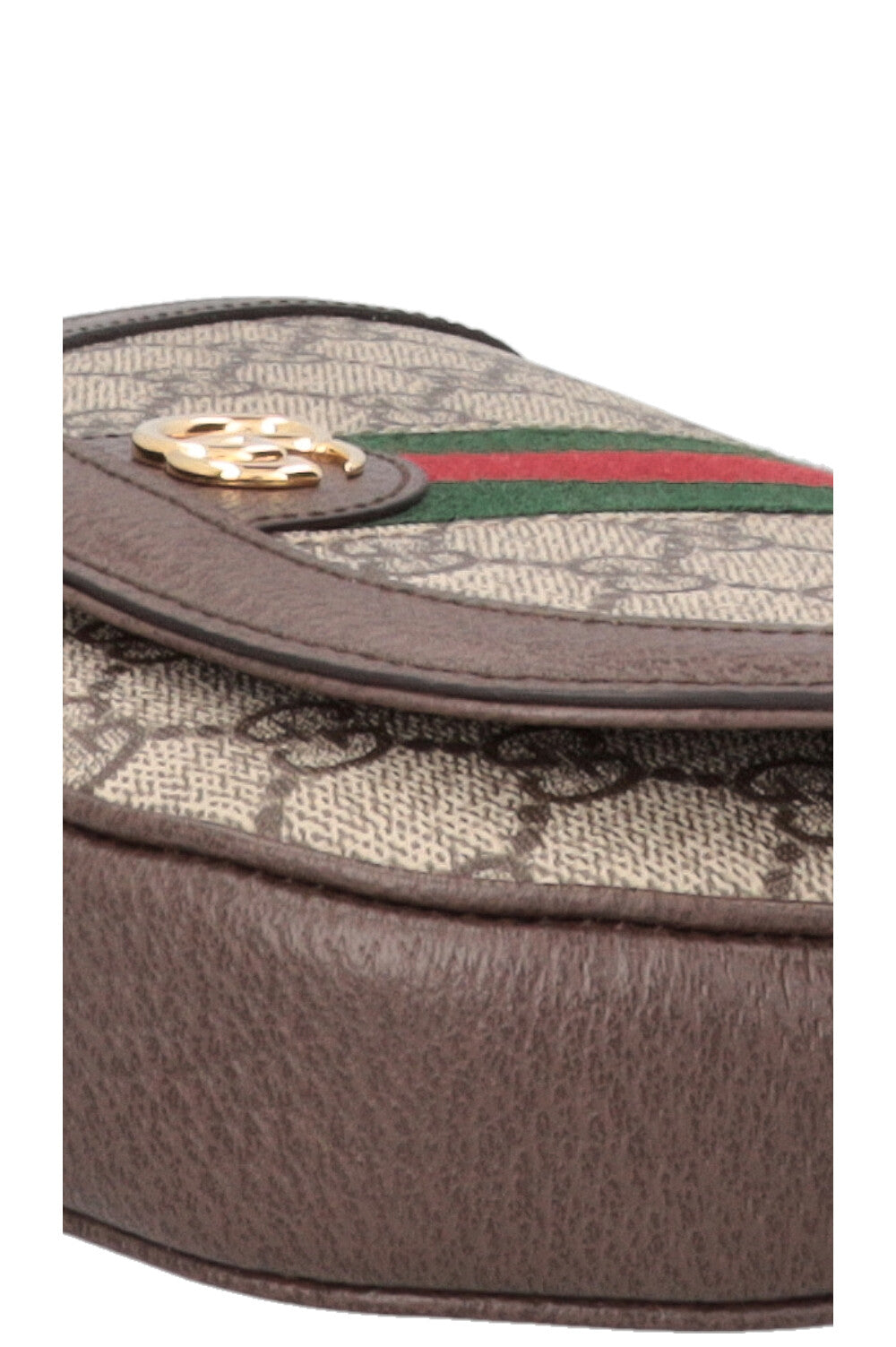 Sac bandoulière demi-lune Ophidia Gucci en toile suprême