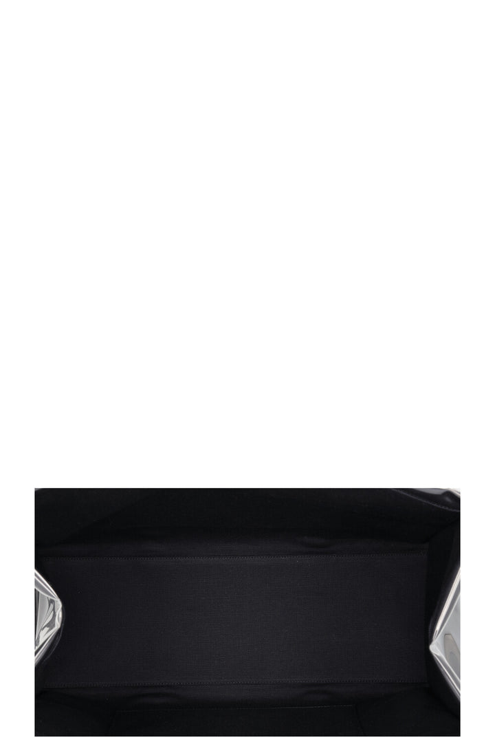 GUCCI Sac cabas Web en PVC bleu marine