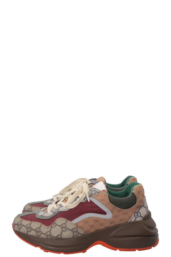 Baskets Rhyton GUCCI en toile multicolore