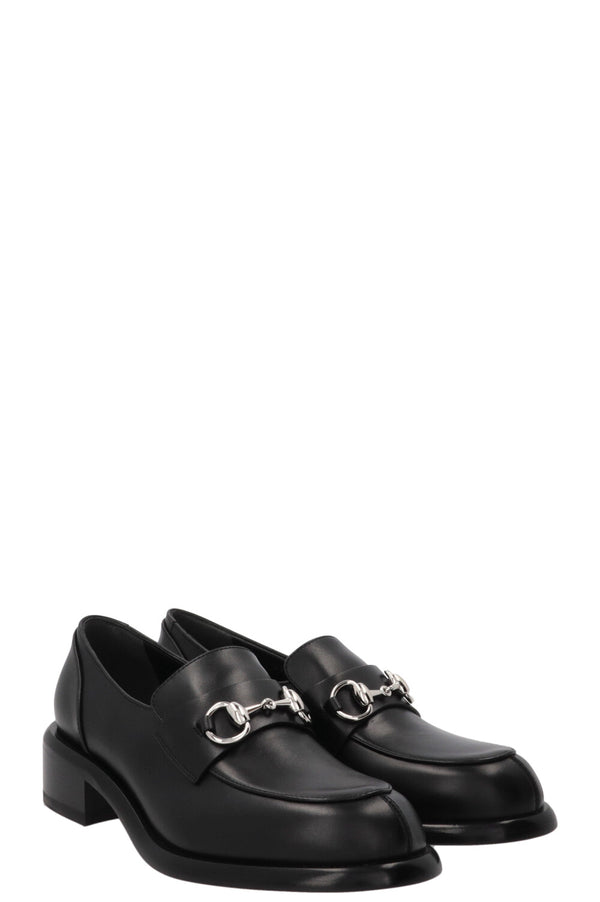GUCCI Savoy Horsebit Loafer Leather Black