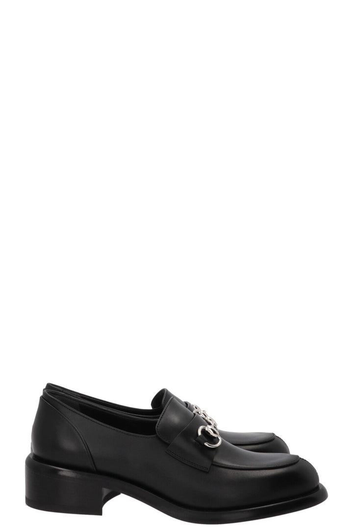 GUCCI Savoy Horsebit Loafer Leather Black