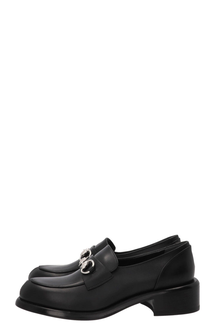 GUCCI Savoy Horsebit Loafer Leather Black