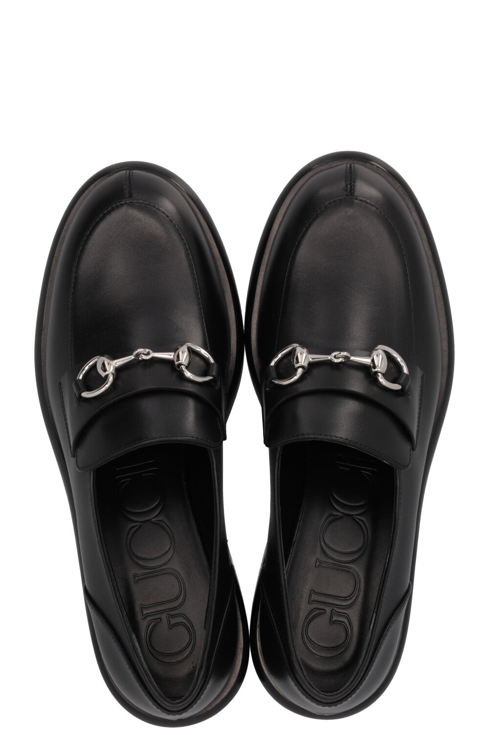 GUCCI Savoy Horsebit Loafer Leather Black