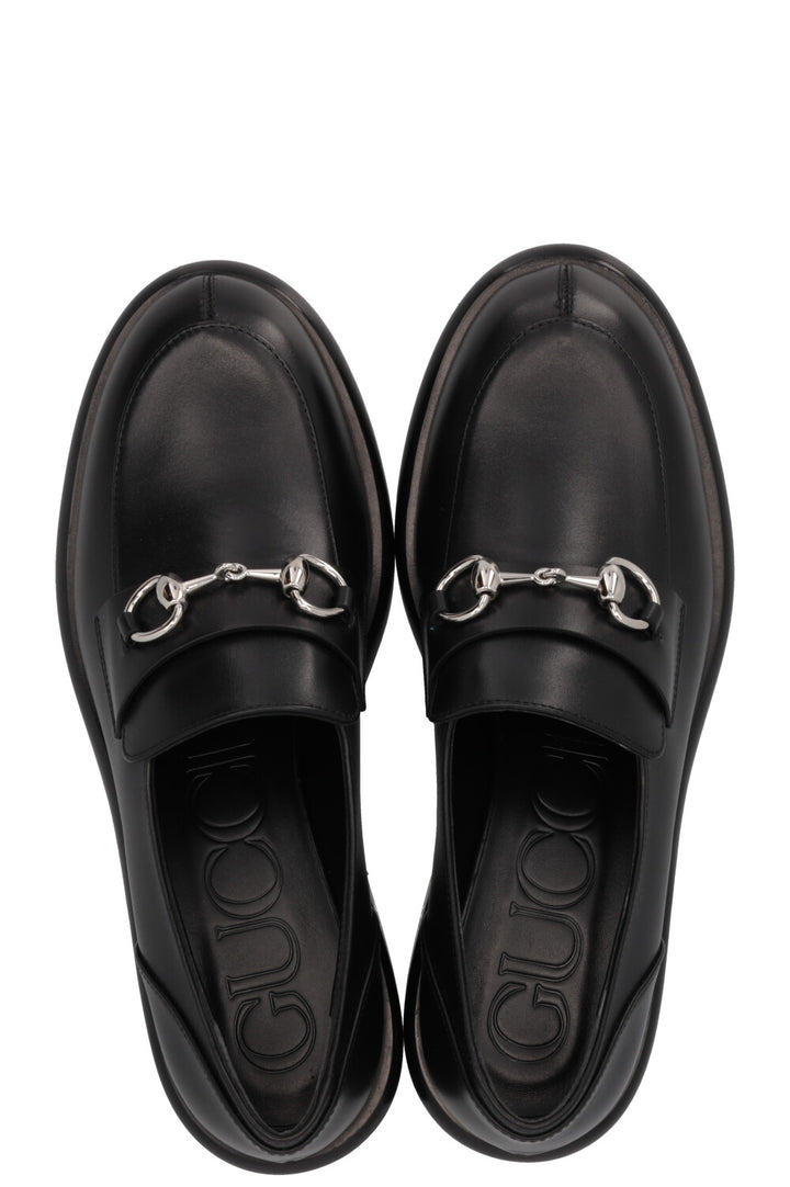 GUCCI Savoy Horsebit Loafer Leather Black