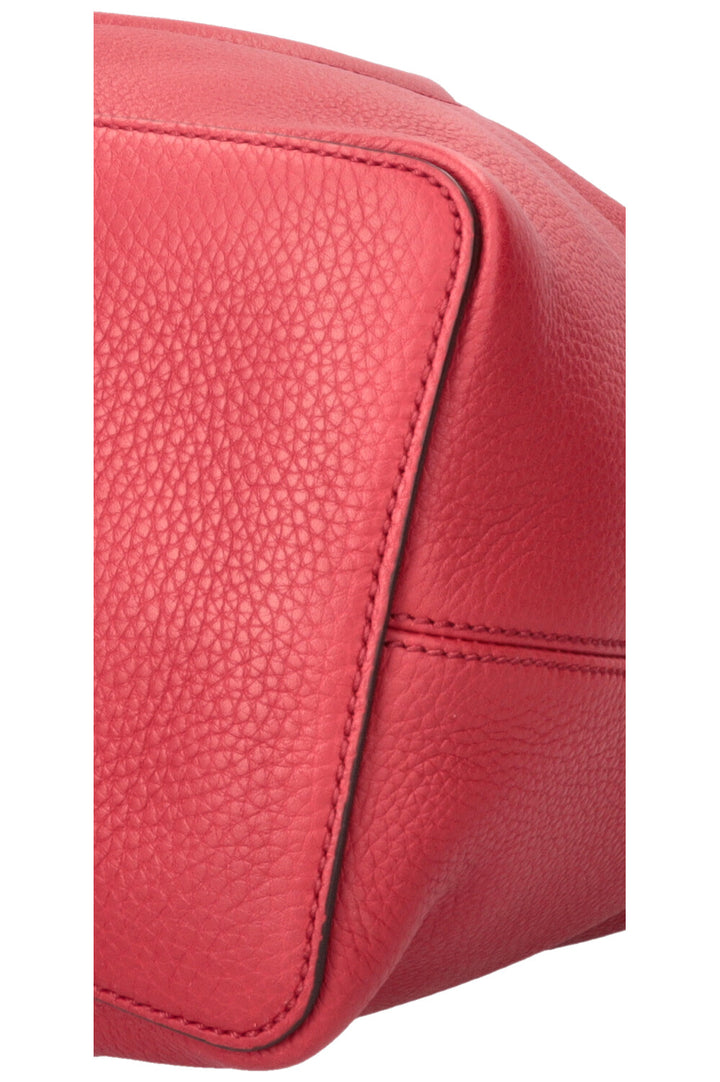 GUCCI Soho Hobo Bag Leather Red