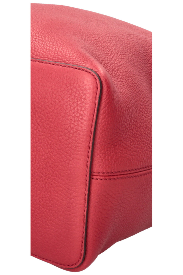 GUCCI Soho Hobo Bag Leather Red