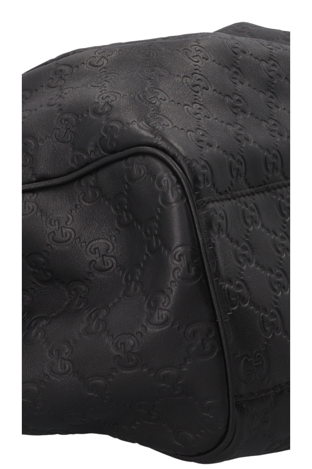 GUCCI Sukey Hobo Bag Leather Guccissima Black