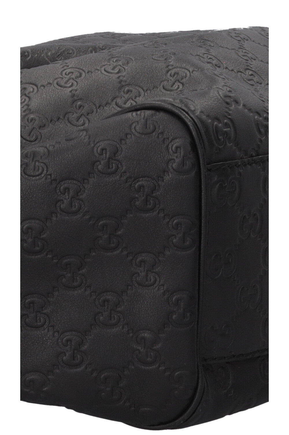 GUCCI Sukey Hobo Bag Leather Guccissima Black
