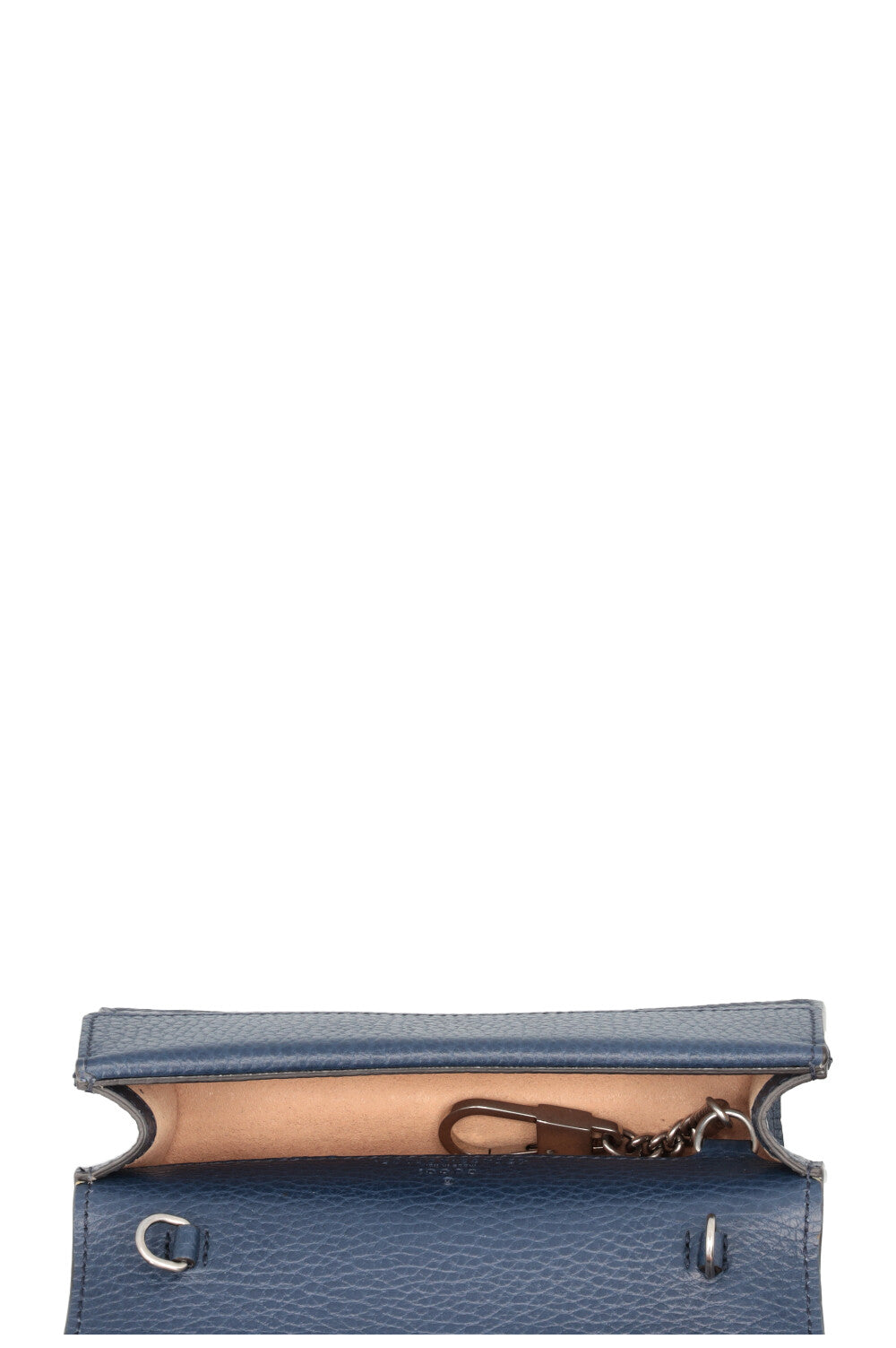 GUCCI Super Mini Dionysus Bag Leather Navy