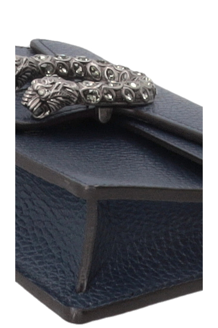 GUCCI Super Mini Dionysus Bag Leather Navy