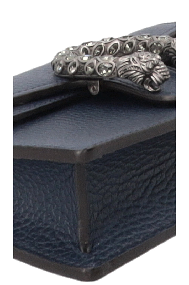 GUCCI Super Mini Dionysus Bag Leather Navy