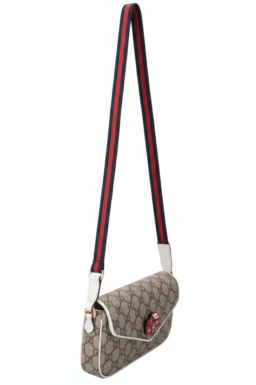 GUCCI Super Mini GG Shoulder Bag Canvas