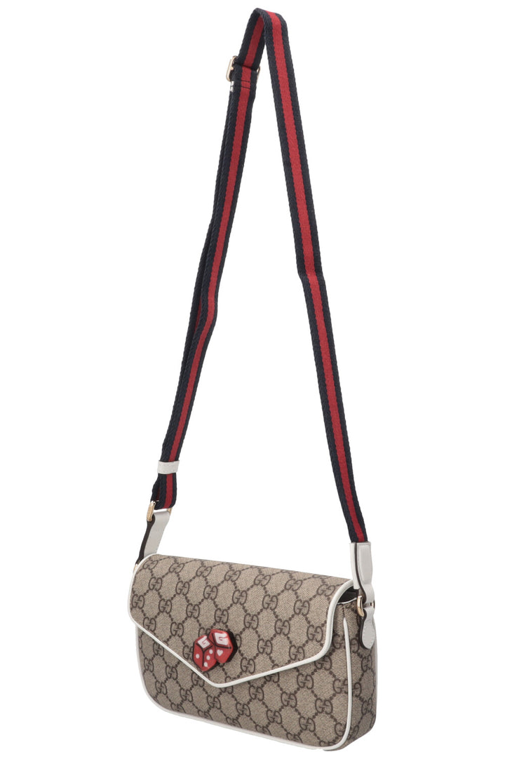 GUCCI Super Mini GG Shoulder Bag Canvas