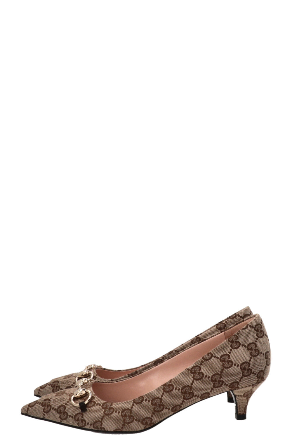 Escarpins GUCCI Supreme GG Horsebit en toile