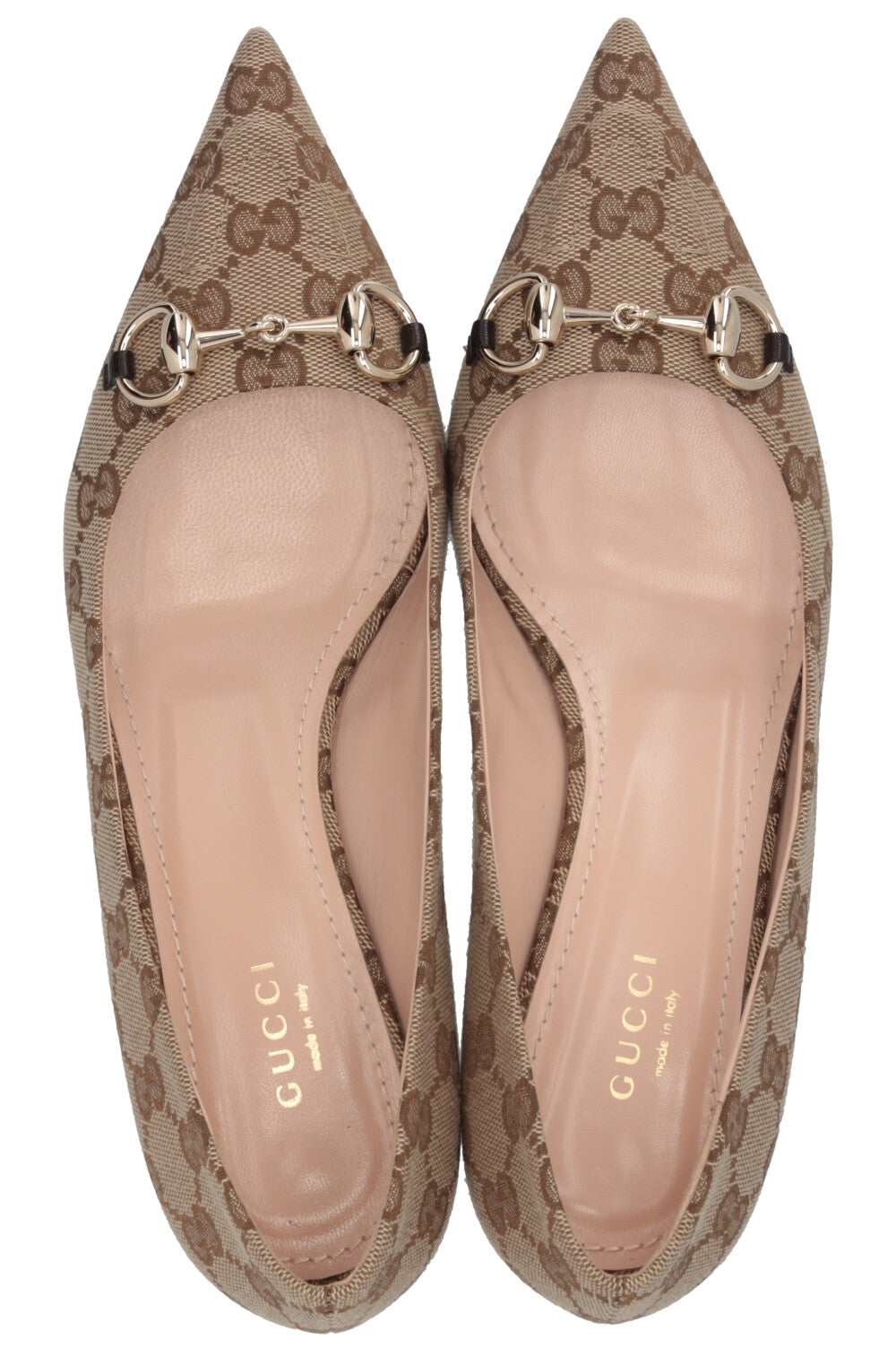 Escarpins GUCCI Supreme GG Horsebit en toile