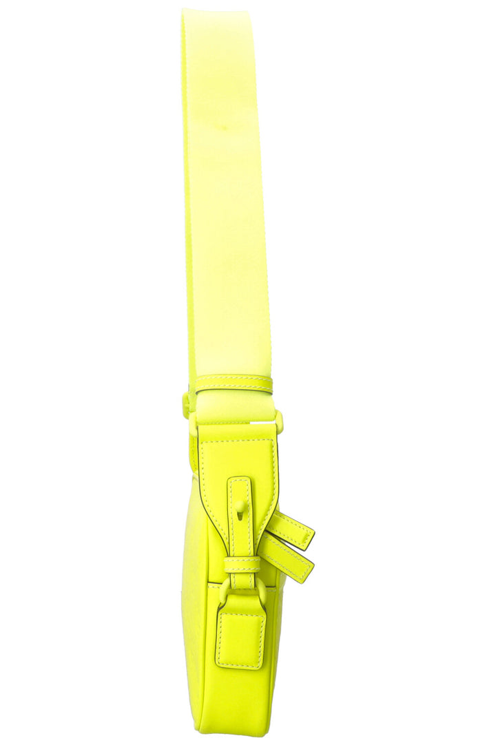 Sac bandoulière GUCCI Supreme GG Néon en cuir jaune néon