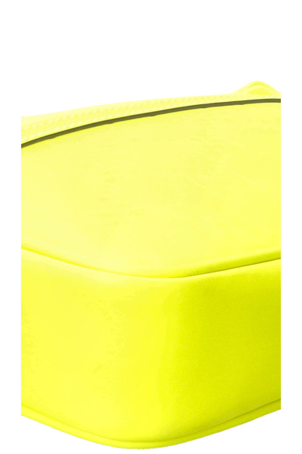 Sac bandoulière GUCCI Supreme GG Néon en cuir jaune néon