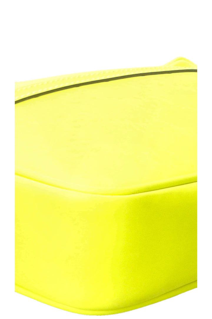 Sac bandoulière GUCCI Supreme GG Néon en cuir jaune néon