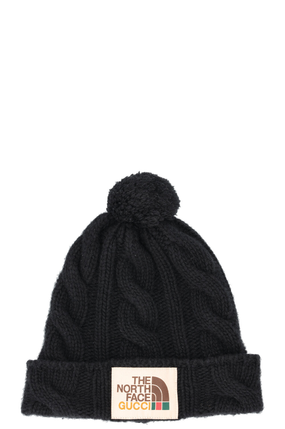 GUCCI The North Face Bonnet en laine noir