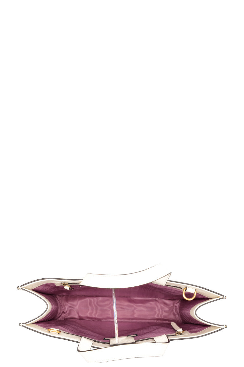 GUCCI Sac Cabas The Vampire A.Tale Garden Cuir Ivoire Or