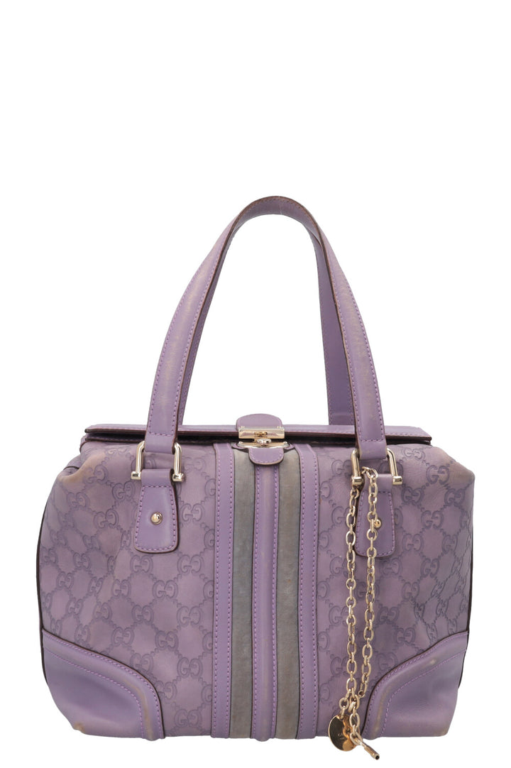 GUCCI Treasure Bag Leather Lilac