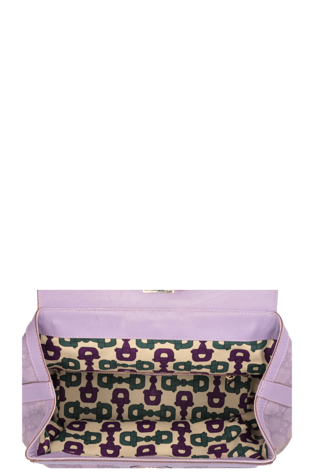 GUCCI Treasure Bag Leather Lilac