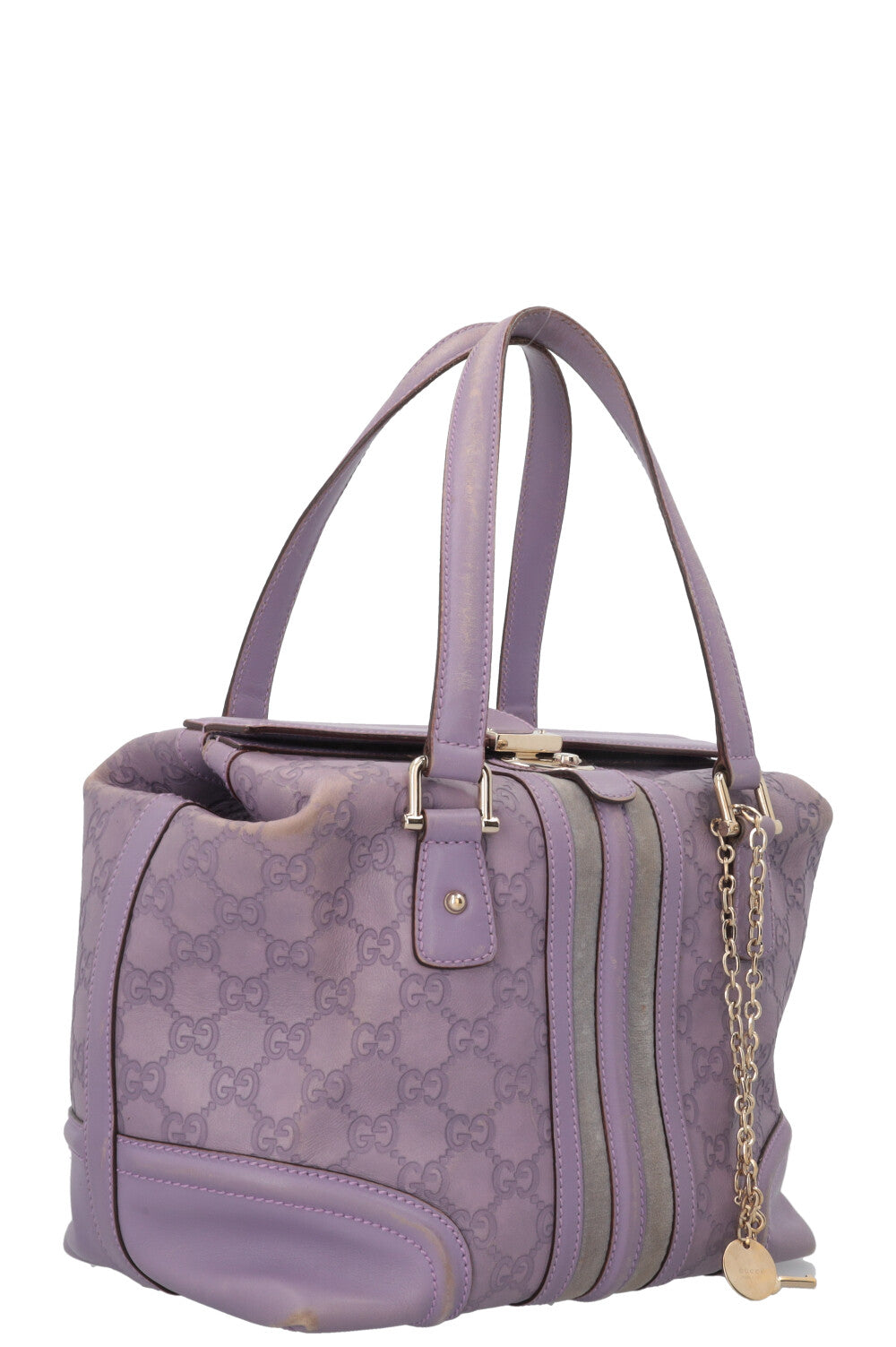 GUCCI Treasure Bag Leather Lilac