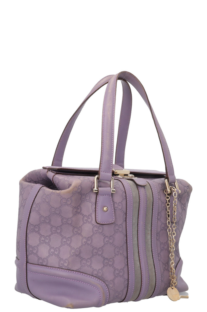 GUCCI Treasure Bag Leather Lilac