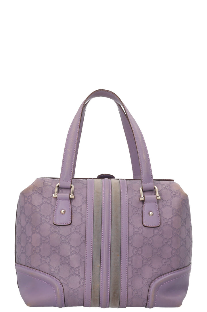 GUCCI Treasure Bag Leather Lilac
