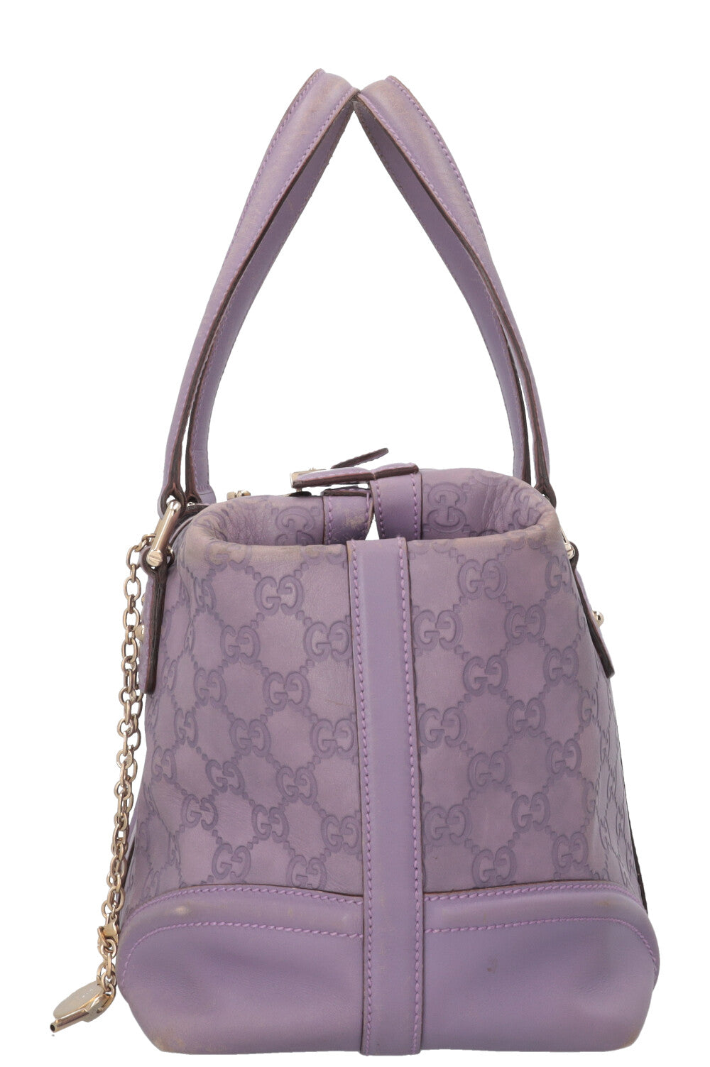 GUCCI Treasure Bag Leather Lilac