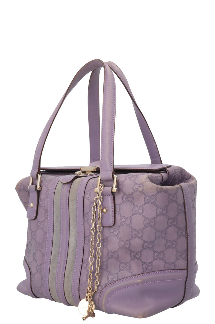 GUCCI Treasure Bag Leather Lilac