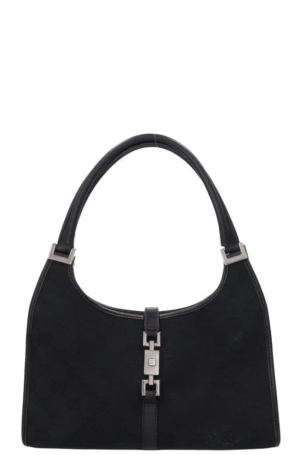 GUCCI Vintage Jackie Handbag Canvas Black