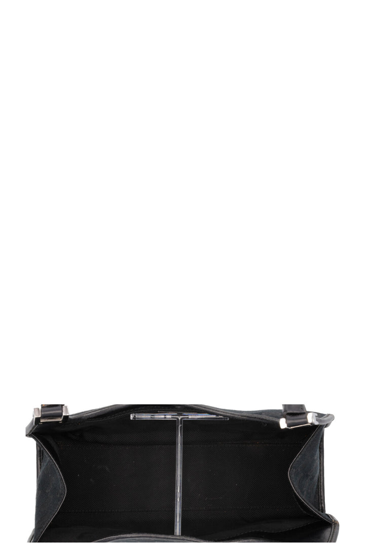 GUCCI Vintage Jackie Handbag Canvas Black