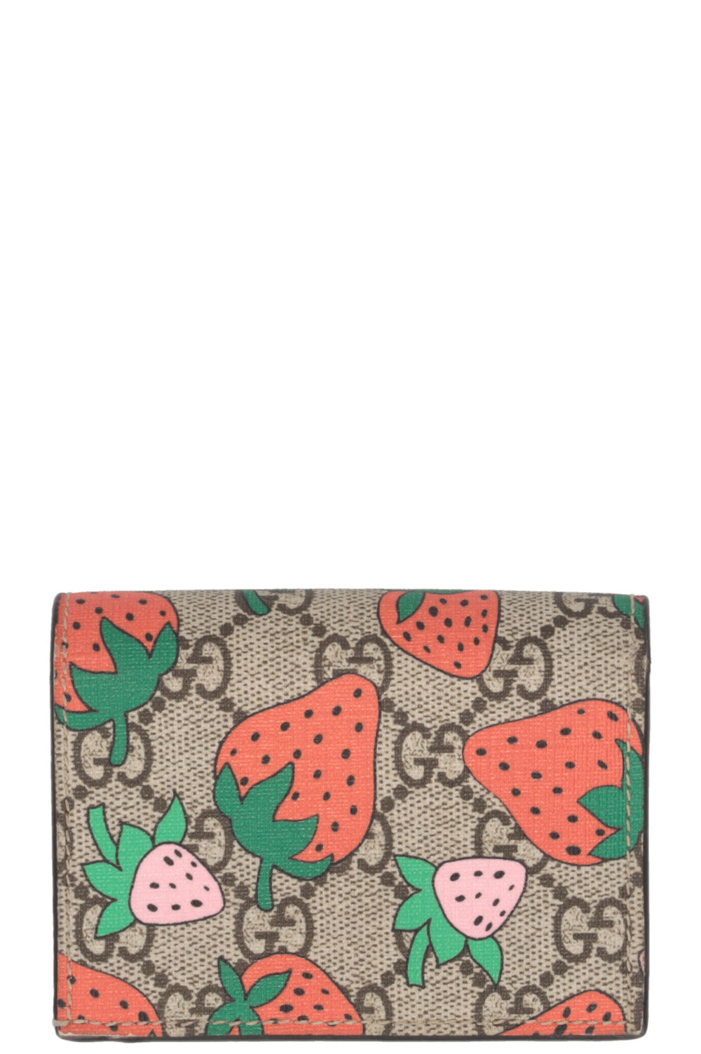 GUCCI Wallet GG Supreme Strawberries