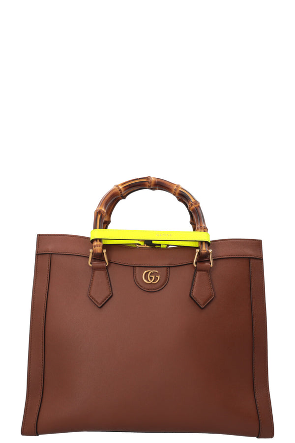 GUCCI Diana Bag Large Leather Brown